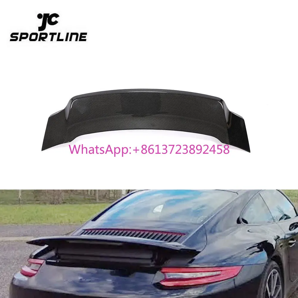 

Dry Carbon Fiber 911 991 Ducktail Wing Spoiler for Porsche 911 991 Carrera 4 S 4S Coupe 2-Door 2016-2018