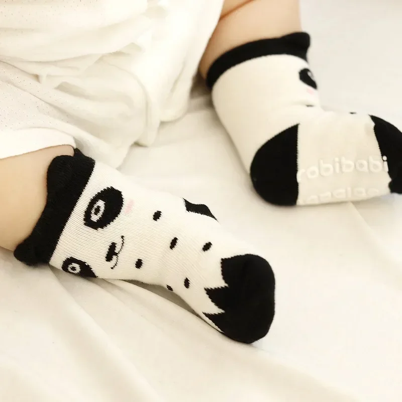 Cute Cartoon Animal Baby Kids Socks for Boy Girl Spring Autumn Soft Cotton Anti-slip Socks Newborn Toddler Children Floor Socks