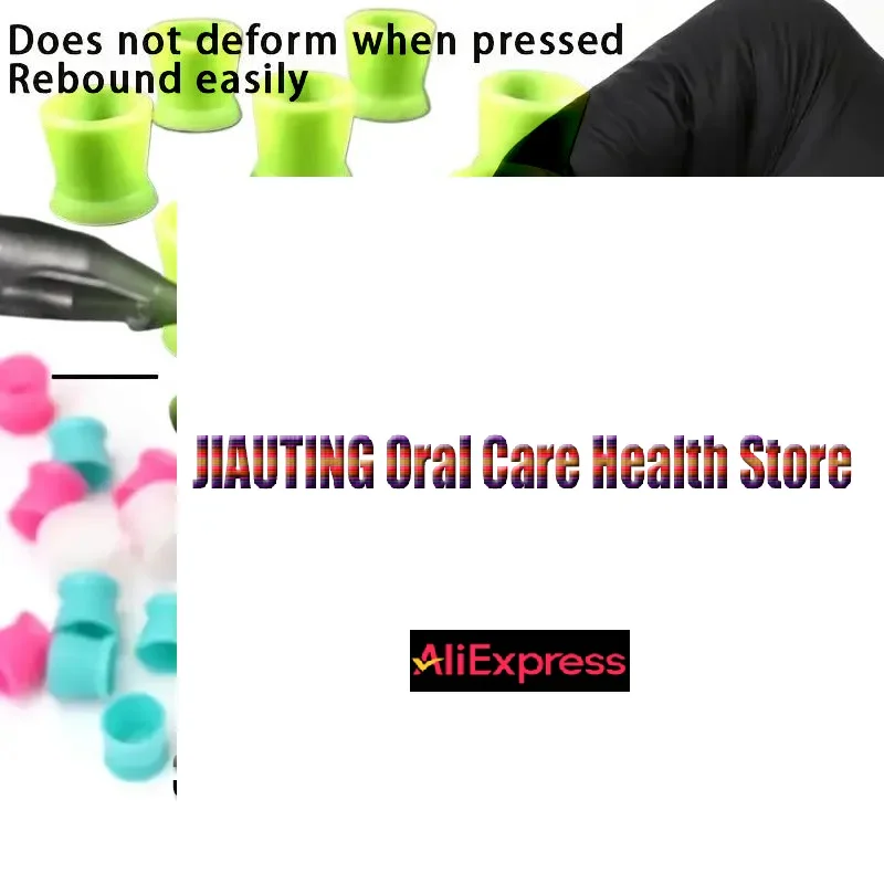 300 قطعة/الحزمة المتاح سيليكون الوشم الحبر الكؤوس اللون كوب مع قاعدة الصباغ حامل الحاويات غطاء الوشم ملحق لحبر الوشم