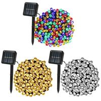 Solar Powered Lamp Fairy Strip Light Solar String Light 8 Modes 200 LED Outdoor Waterproof for Garden Decoration Christmas Garla