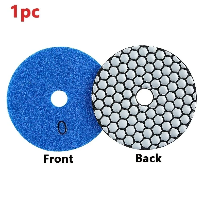 Kit com 3 Discos Diamantados de 4 Polegadas para Uso a Seco/Úmido – Granulação 50/150/300 para Recondicionamento de Granito, Quartzo e Azulejos