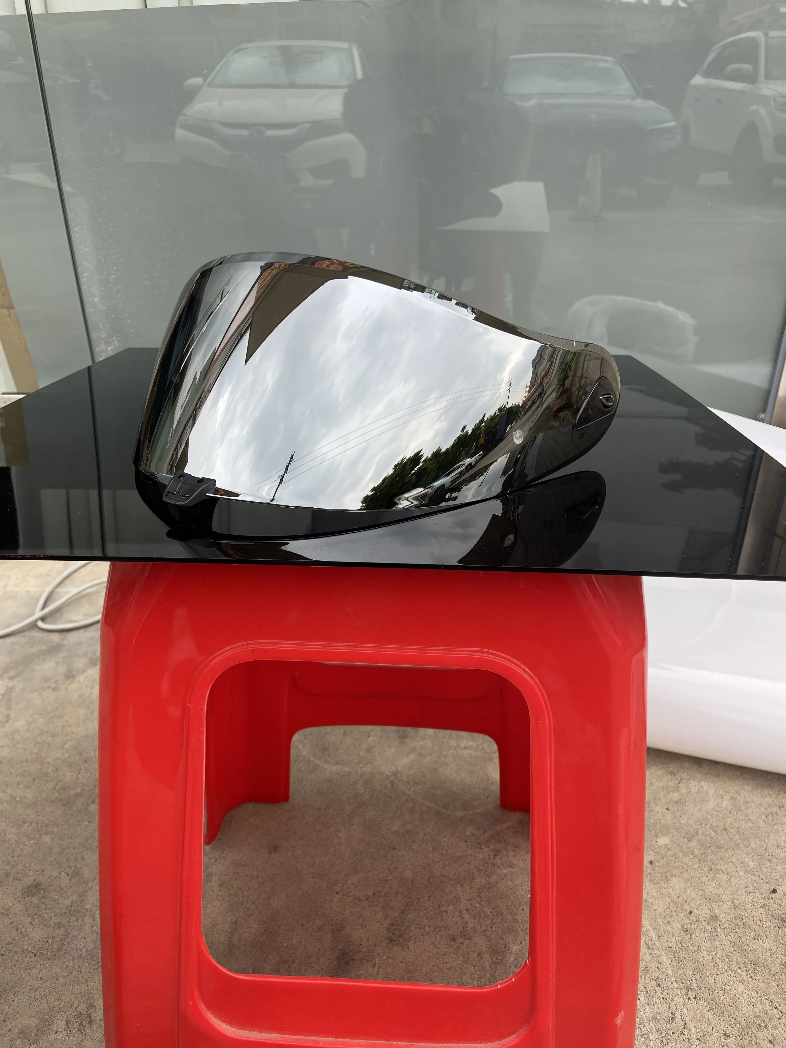 واقي واقي من الأروبلايد ، مقطوع بالأشعة فوق البوق مقاوم للرياح ، إكسسوارات خوذة دراجة نارية لـ OGK Kabuto