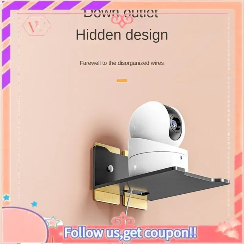 Wall Shelf Holder Floating Shelf Stand Wall Mount Storage Rack For TV Projector Speaker Camera Router Easy Install , Medium