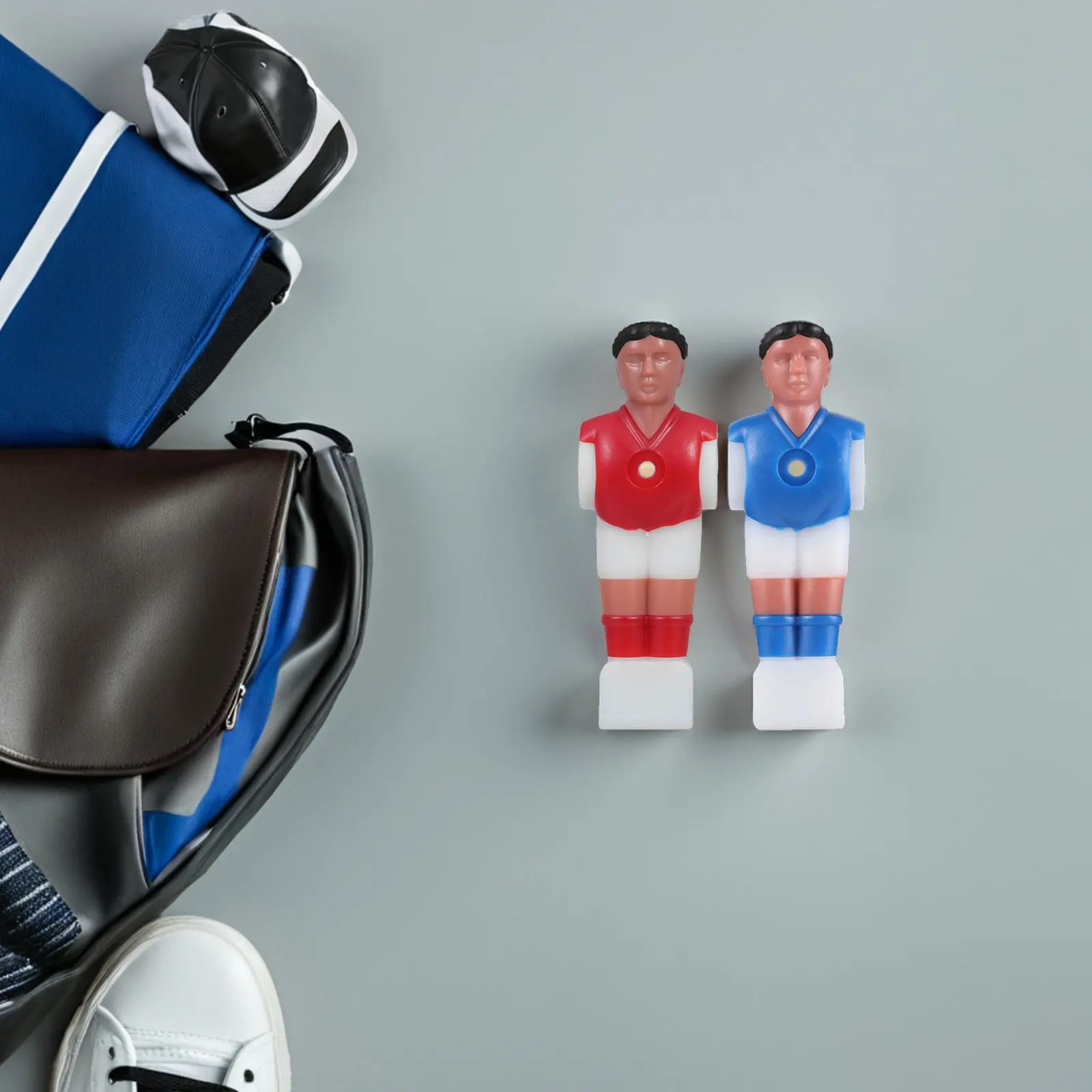 

Набор из 10 пластиковых фигурок для настольного футбола, сменные детали, высококачественные фигурки игроков для футбольного стола