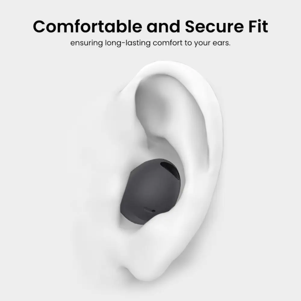 3Pairs Memory Foam Ear Tips Anti-Slip Noise Reduction Replacement Earplugs Earbuds Accessories for Samsung Galaxy Buds2 Pro