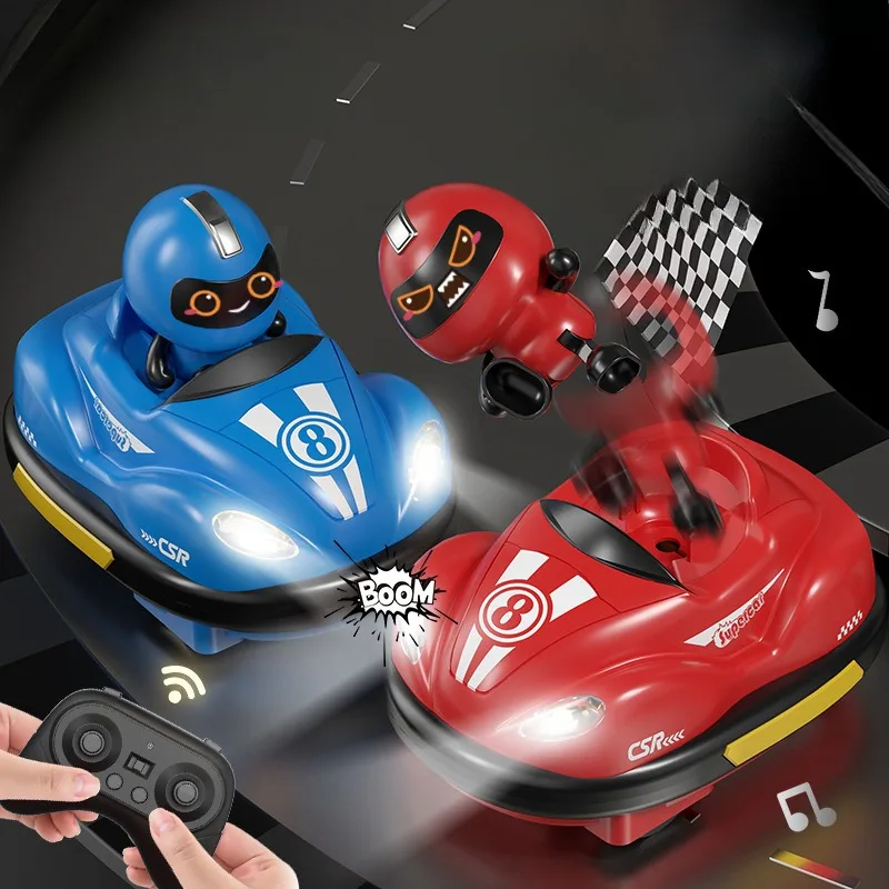 

Children's remote control bumper car toy boy New Year's gift drifting two-player battle running kart car