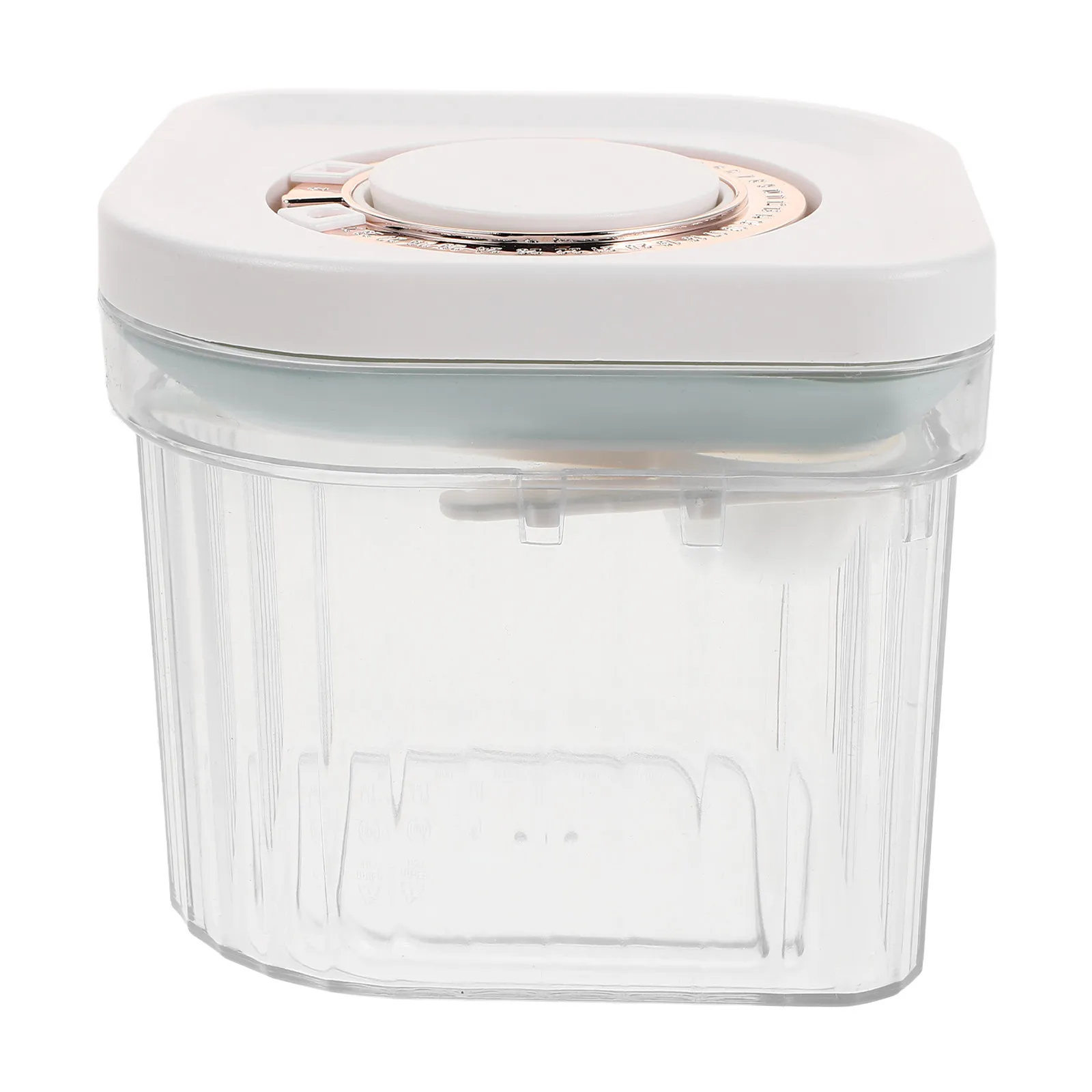 

Large Capacity 800 Ml Square Press Lid Milk Powder Container Airtight Baby Formula Storage Jar Portable Travel Home Dispenser