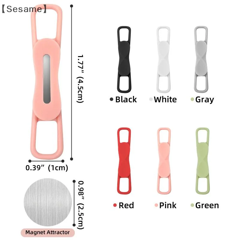 [السم] 2/3/6 قطعة المغناطيسي متعدد الوظائف سيليكون قابل للتعديل حامل القلم اللوحي ثابت اللمس القلم كليب مكتب الملحقات المنظم