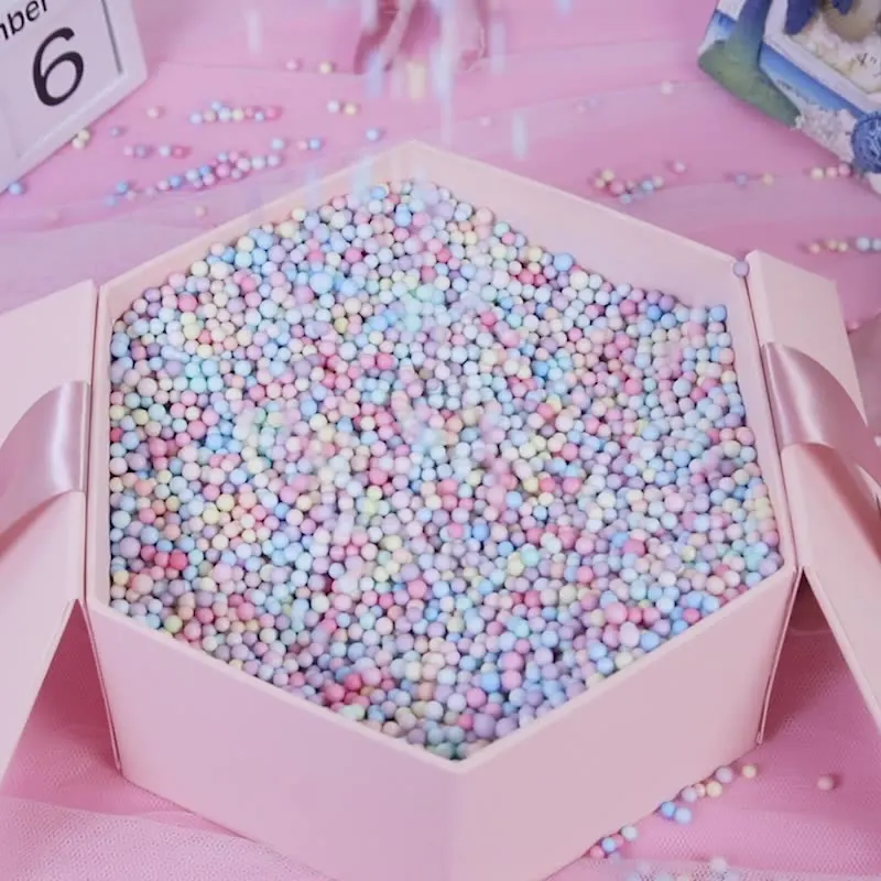 さまざまな色の発泡スチロールのボール,ジュエリーやギフト用の小さな丸いフォームの充填材料,25g,50g