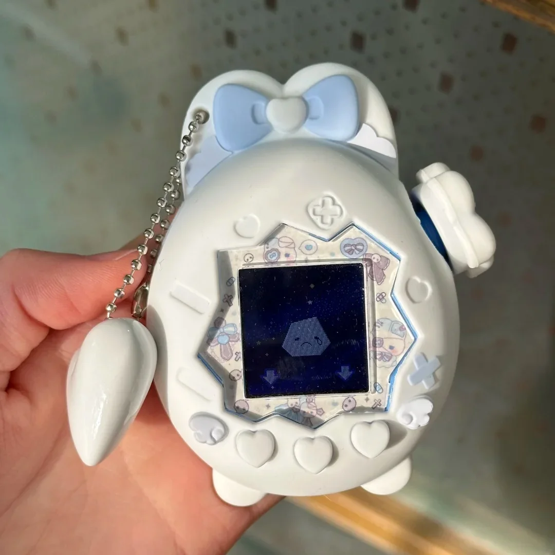 

Защитный чехол Tamagotchi White Paradise с изображением кролика, силиконовый, в комплекте с накладкой на ручку и наклейкой на панель, аксессуары для аниме-консолей