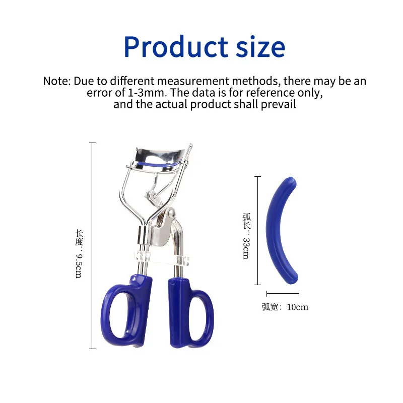 ポータブルまつげカーラーハンドルカーリングメイクツールクリップ人工アシスタント眉毛トリマー鋼針長期的な効果