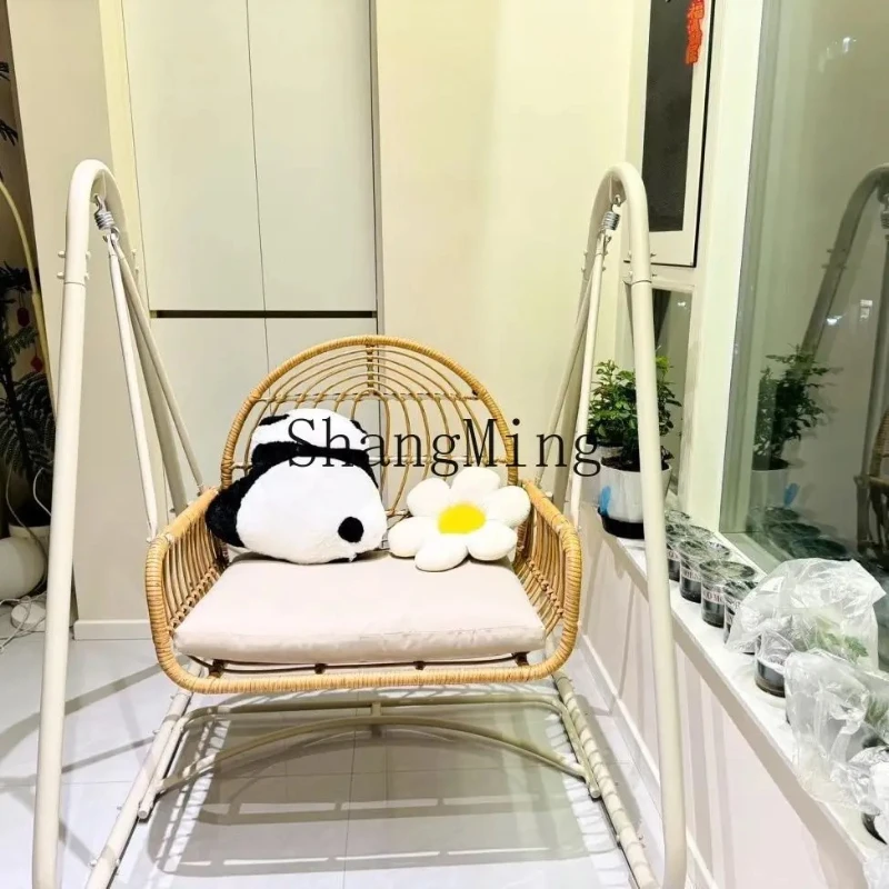 

SM Home Living Room Hanging Basket Double Simple Balcony Swing Home Hanging Chair Indoor Single Hanging Chair