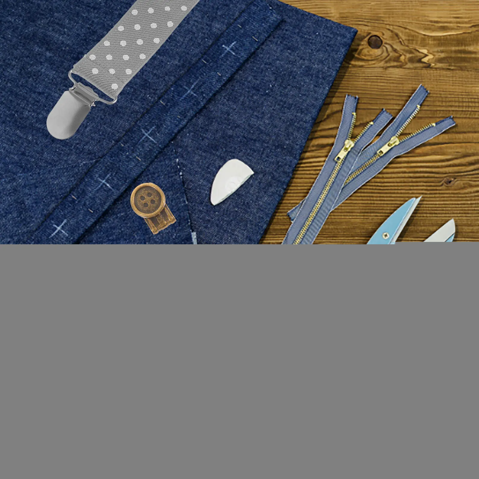 

4PCS Metal Pants Suspenders Buttons Clips Replacement No Sew Movable Durable Fashion Trend Versatile Jeans Hats