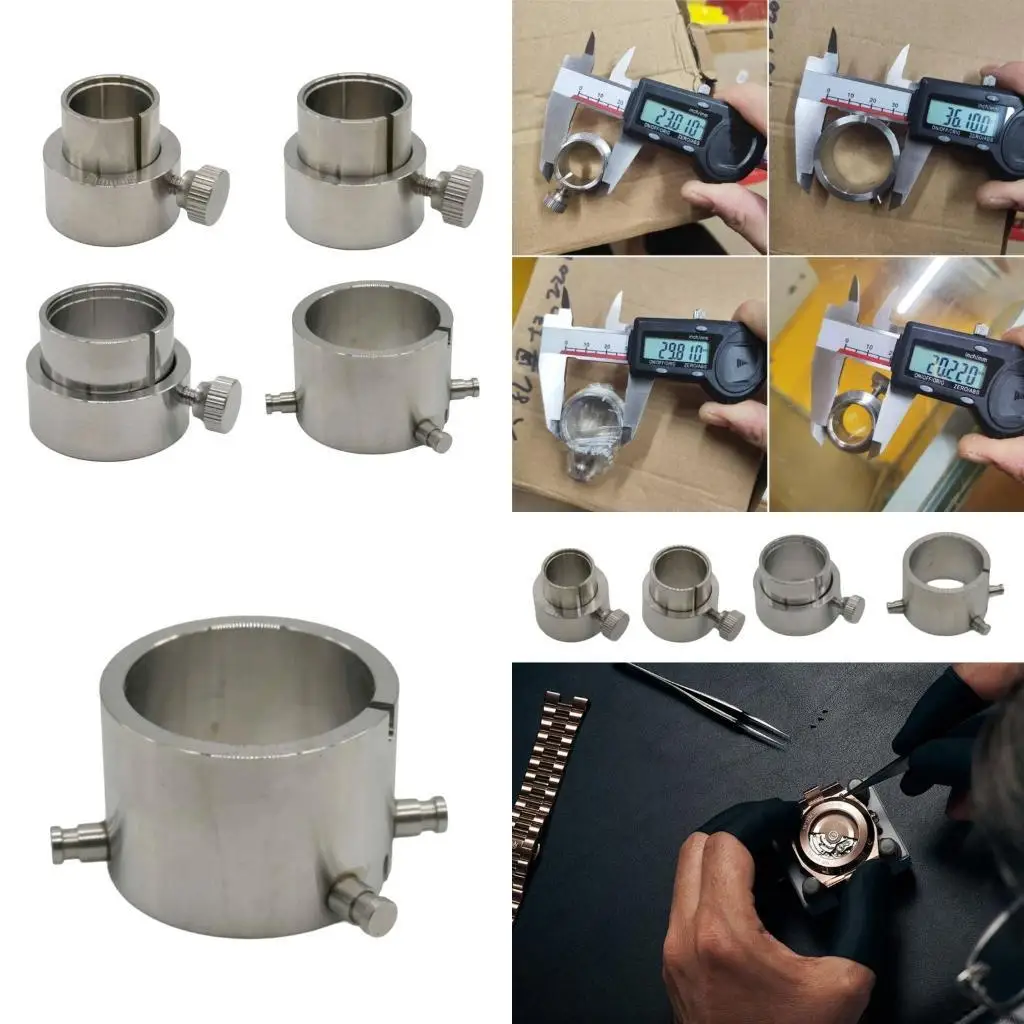 ensemble-base-fixation-mouvement-montre-support-mouvement-reglable-en-acier-inoxydable-4-pieces