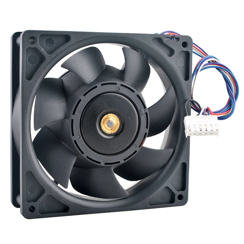 

DATA1338B8U Высокоскоростной охлаждающий вентилятор 12,7 см, 127 мм, 48 В постоянного тока, 0,50 А, 6-контактный вентилятор с двумя шарикоподшипниками для серверных шкафов 127x127x38 мм