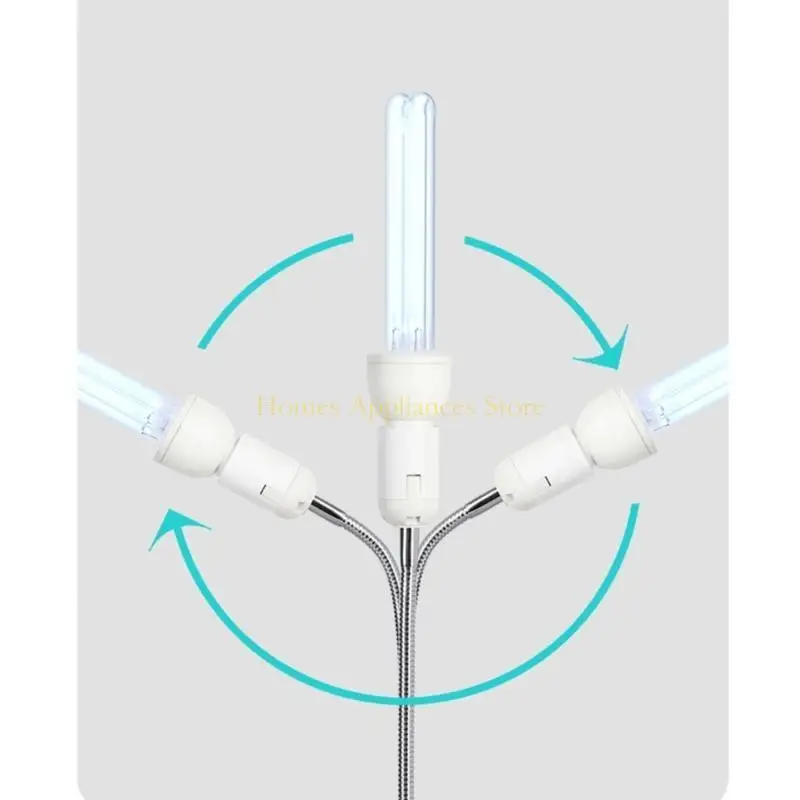 D0AB Ultraviolets Lamps 27 Sterilizations Lamps for Toilet Kindergarten School Clinic