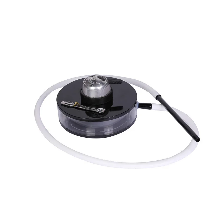 

Arab shisha accessories, round acrylic single-tube transparent hookah.