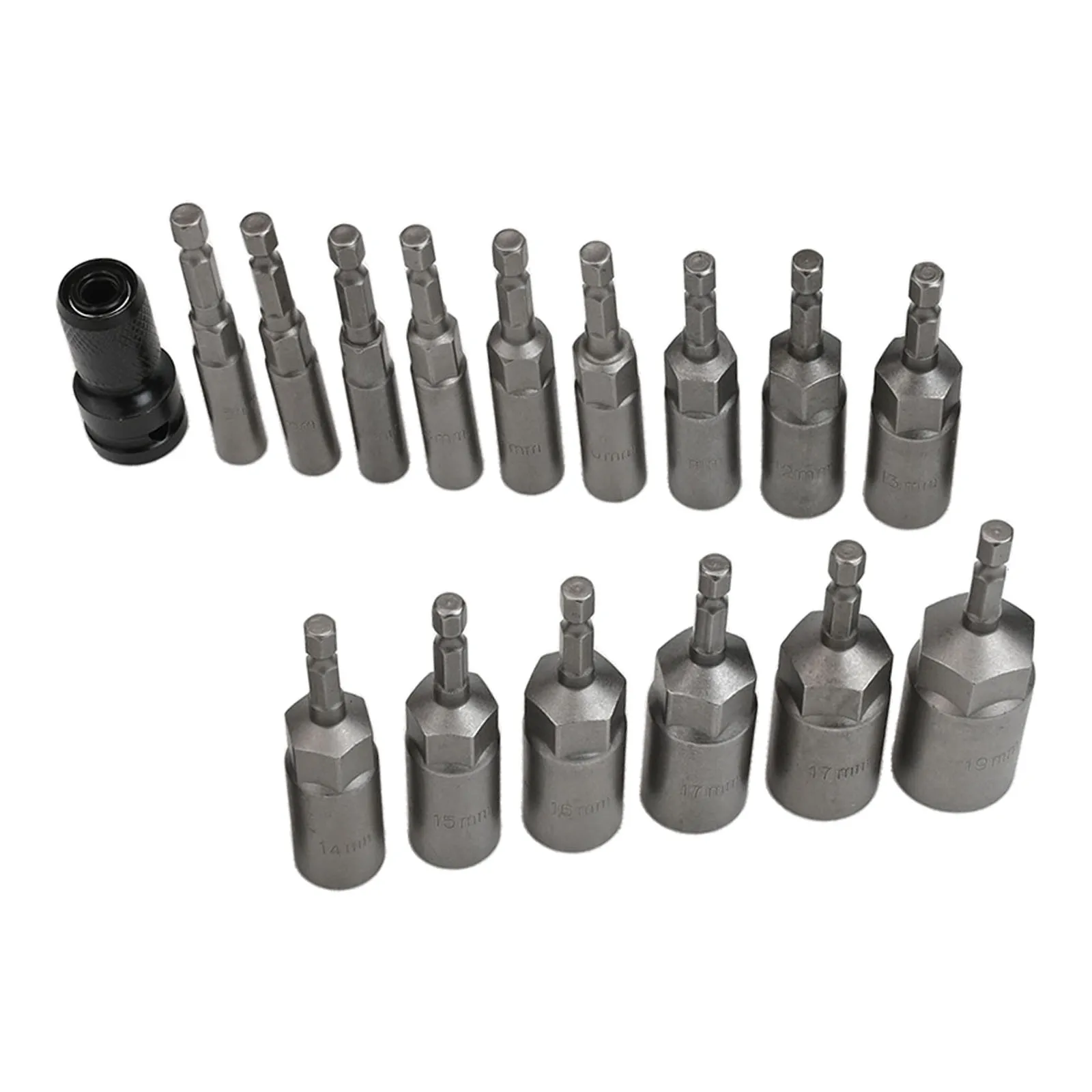 Professional Tool Set Hex Socket Wrenches in a Convenient Carry Case Totaling to 15 Pcs from Size Range of 5 5 19 mm