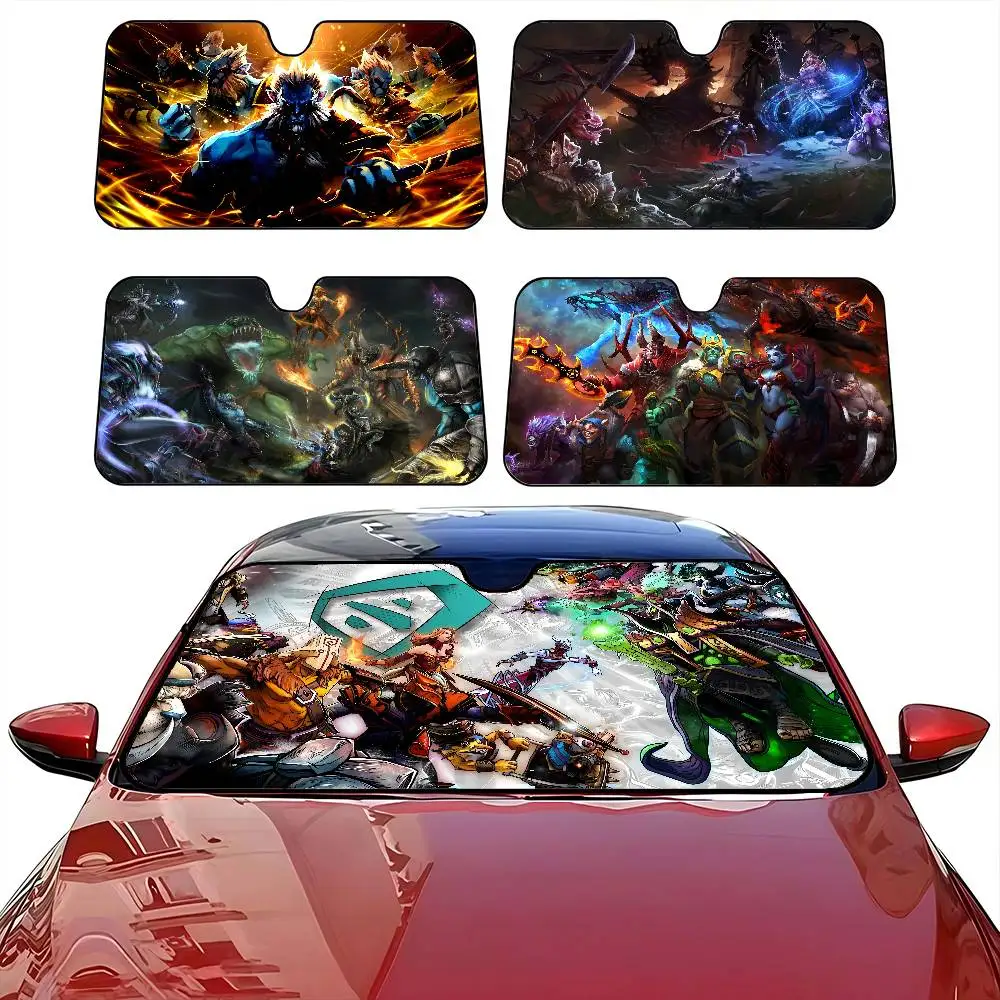 

D-Dota Novelty Car Front Windshield Sunshade 70x130cm Cartoon Foils Car Window Windscreen Cover