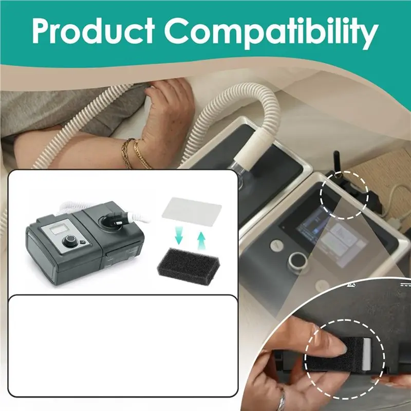 Комплект из 120 сменных фильтров B83B для CPAP-аппарата Philips Respironics PR System One M-Series.