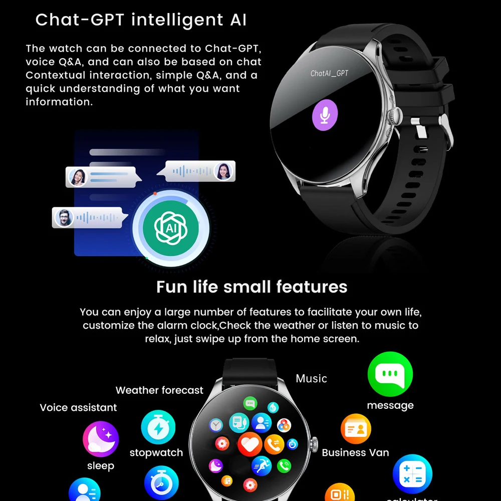 جديد في الهواء الطلق سوار AMOLED شاشة بلوتوث دعوة Smartwatch النساء مراقبة الصحة الموسيقى الرياضة الساعات الذكية سيدة مقاوم للماء