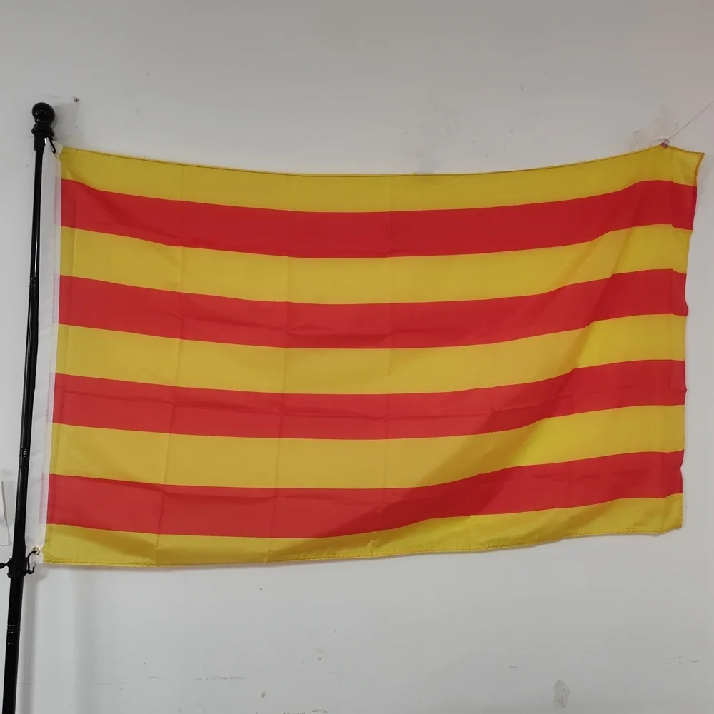 Catalunya Hiszpania Hiszpańska flaga narodowa 90x150cm Poliester Baner zewnętrzny Dekoracja krajowa