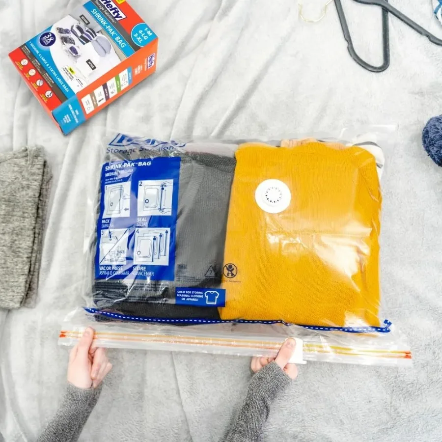 1, средние, 4 больших, 3 очень больших вакуумных компрессионных пакетов для хранения с ручным насосом, органайзером для шкафа, взрослыми и твицами