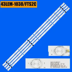 Listwa oświetleniowa LED dla Akai AKTV430 Doffler 43DF49-T2 43 af2600 43CF37-T2 BUSENS H339B43A HL-00430A28-1201S-01 A2 A4