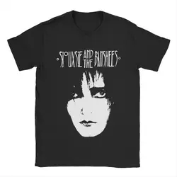 Men Siouxsie And The Banshees T Shirts Siouxsie Sioux Pure Cotton Tops Novelty Short Sleeve Crewneck Tees Summer T-Shirts