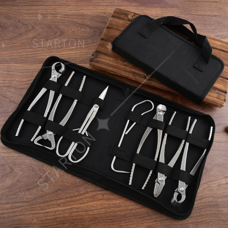 

Stainless Steel Pruning Shears Set Gardening Household Scissors Portable Bonsai Branch Trimming Tools Pruners