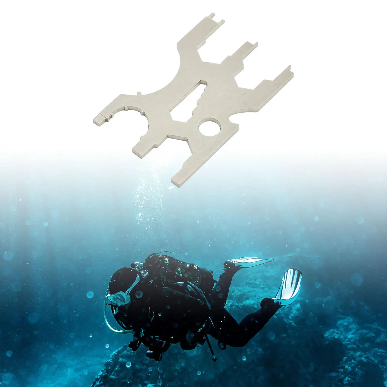 

Scuba Diving Valve Removal Tool Replacement Diving Tank Inflator Scuba Diving Tank Valve Tool for Outdoor Sports Beginner Adult