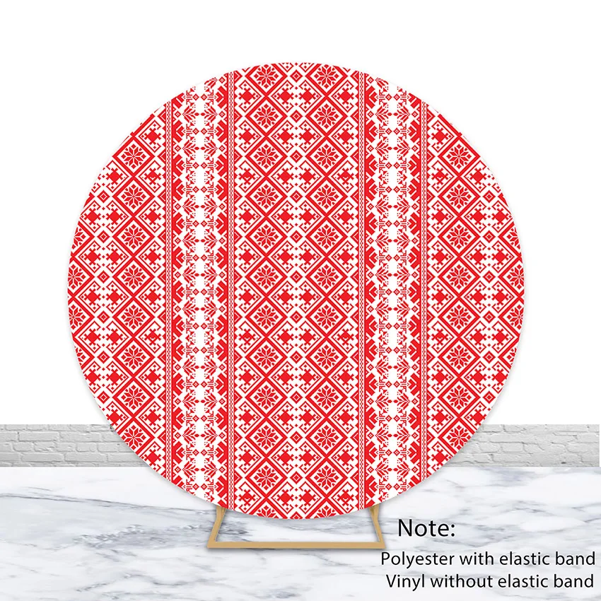 mehofond-写真撮影の背景弾性ラウンドパレスチナヘナ刺繍結婚式ブライダルシャワーパーティーの装飾背景写真スタッド