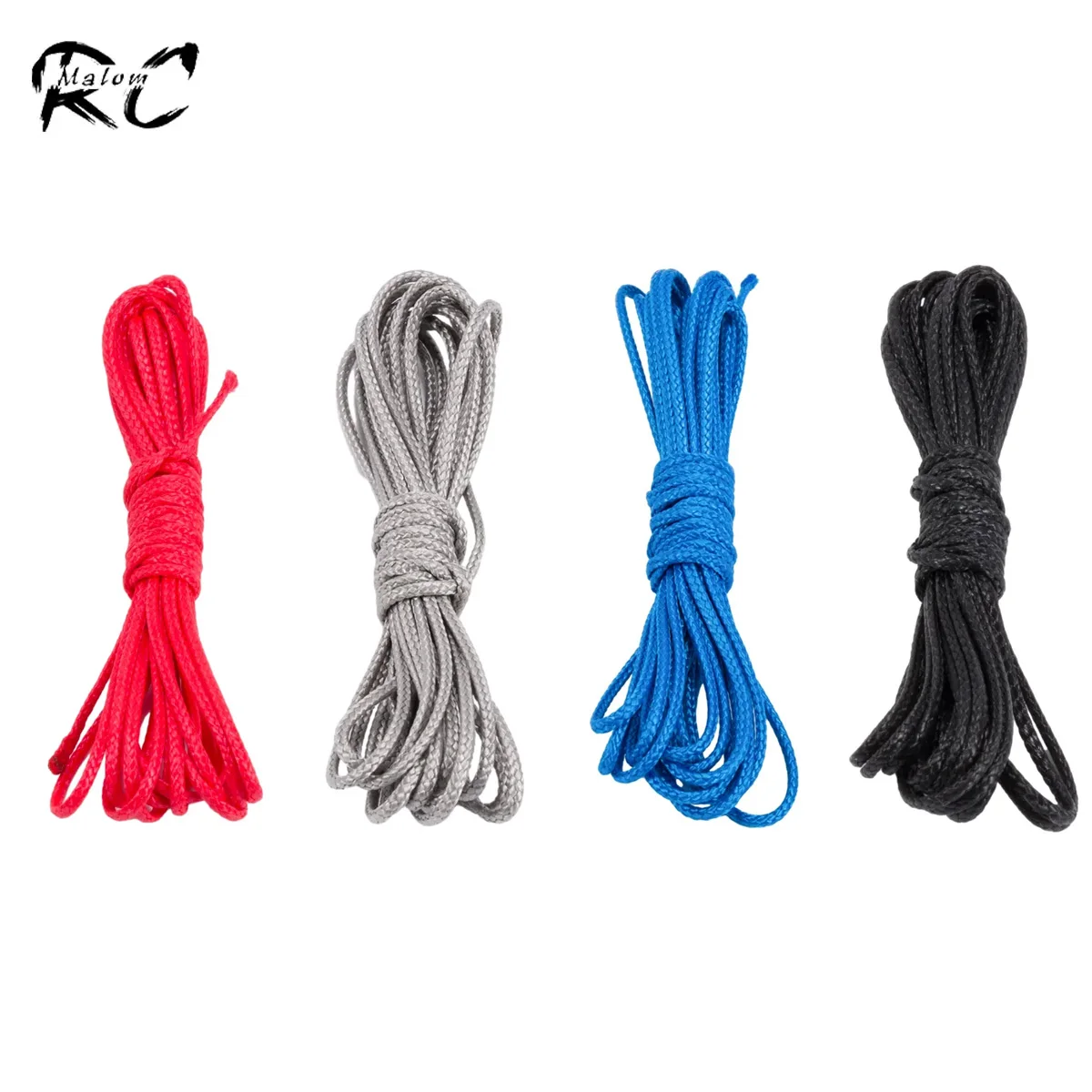 Polyethylene fiber Servo Winch Line Diameter 1mm and Trailer Hook for RC Crawler SCX10 TRX4 KM2 Rescue Simulation Scenario DIY