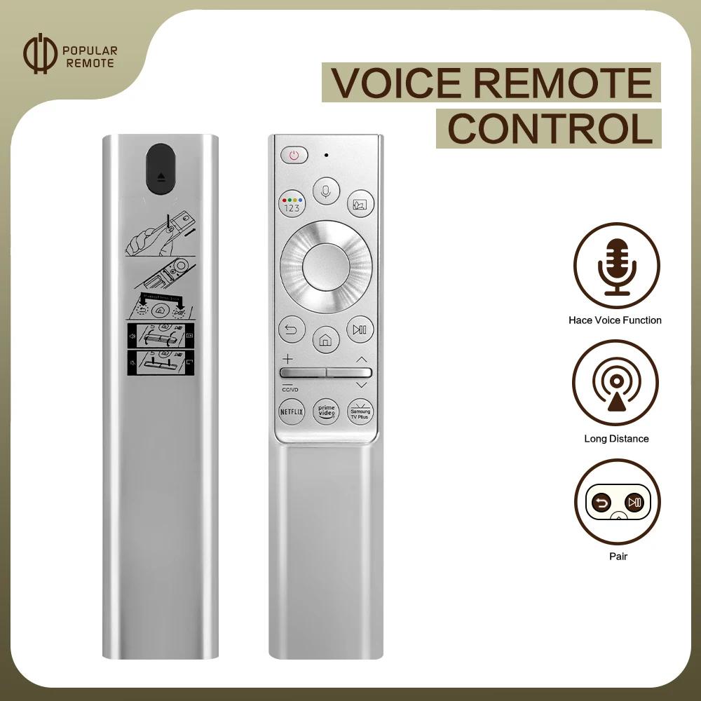 New BN59-01346A Voice Remote Control Replace For Samsung QLED 4K Ultra HD QN65/75LST9TAFXZA 55LST7 70Q6D 32LS03TBFXZA