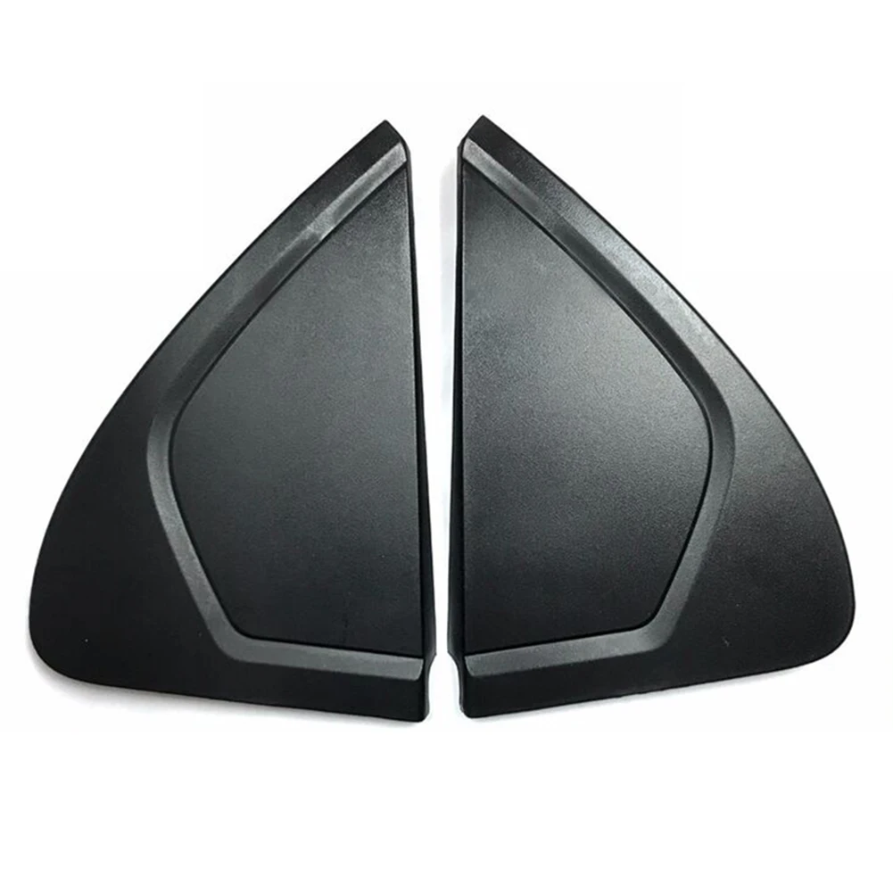 Rear Door Door Garnish Panel 2pcs Accessories For Vehicles Black Garnish Panel Plastic Replacement Part Brand New