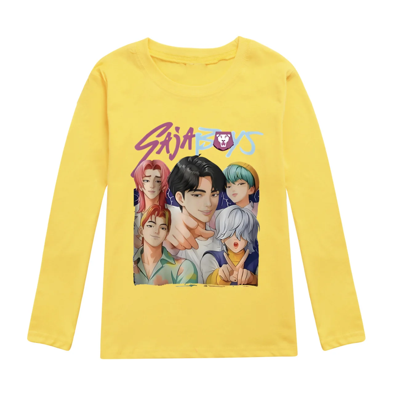 

KPop Demon Hunters T Shirt Kids T-shirt Fashion Autumn Baby Boys Long Sleeve Tees Cotton Cartoon Children Clothes Tops Tshirts
