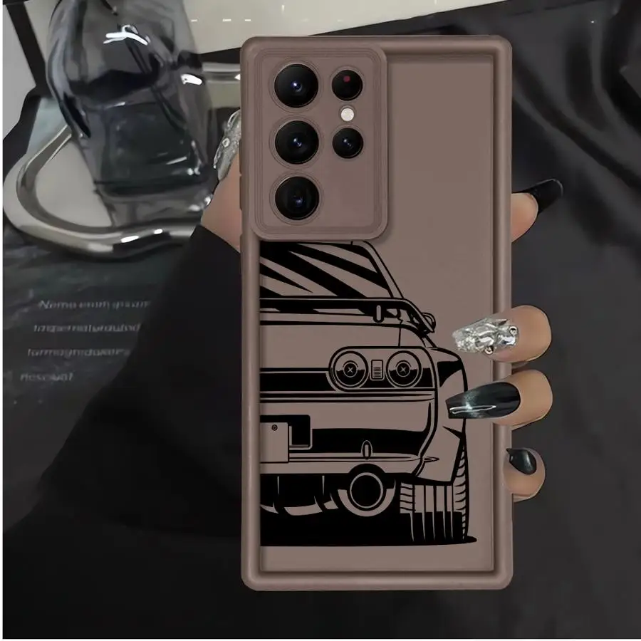 Case for Samsung Galaxy S25 Note 20 Ultra S21 S22 Plus S23 S24 S20 FE S25 ultra Phone Cover Japanese Cars 