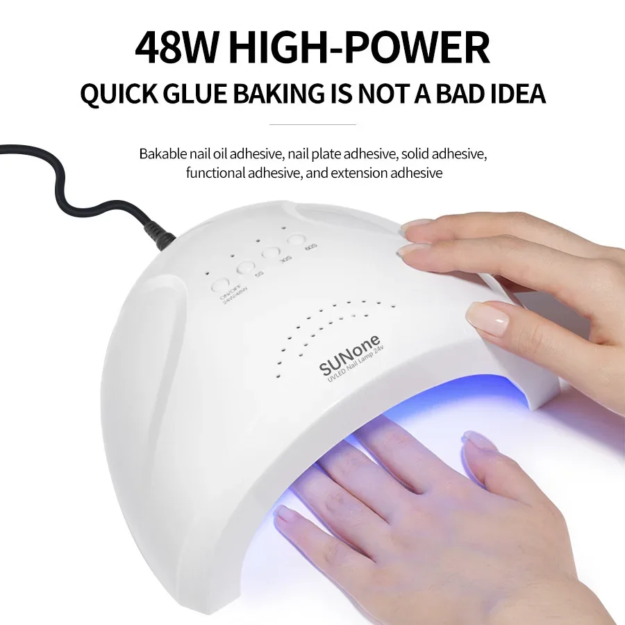 Nail lamp phototherapy machine quick drying sunone baking lamp nail polish glue led lamp nail dryer USB version