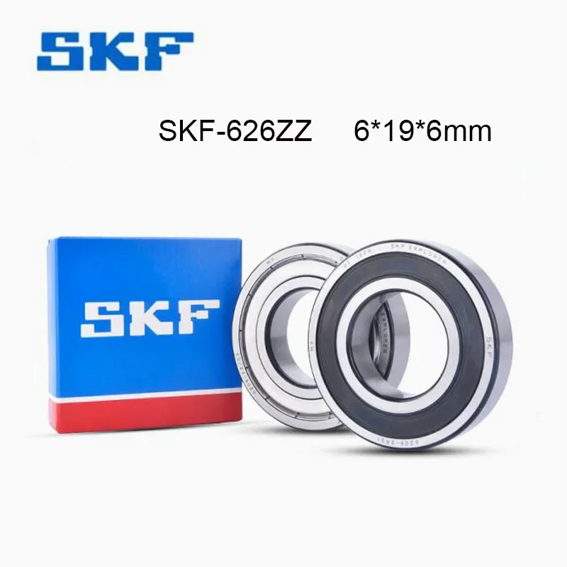 

100% Original Sweden SKF Bearing 5/10Pcs 626-2Z 626ZZ ABEC-9 Ball Bearing 6x19x6mm High Speed Deep Groove 626-ZZ Ball Bearings