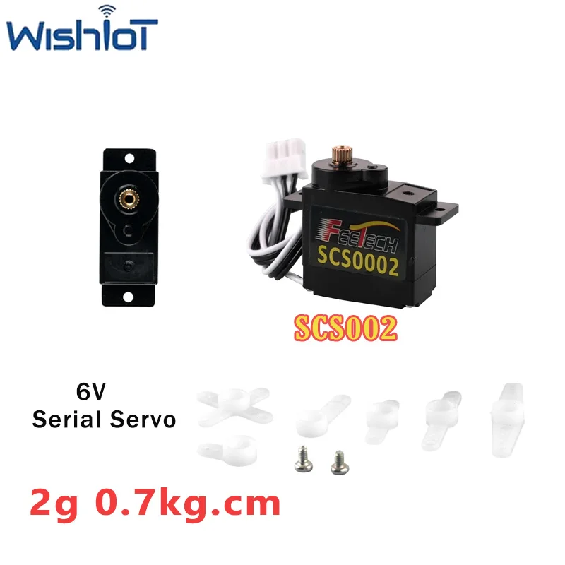 

1PCS/2PCS/4PCS 2g 0.7kg.cm Metal Gear Serial Servo Motor SC-0002-C001 Mini Servos DIY Parts For Car/robot/Smart Toys Model
