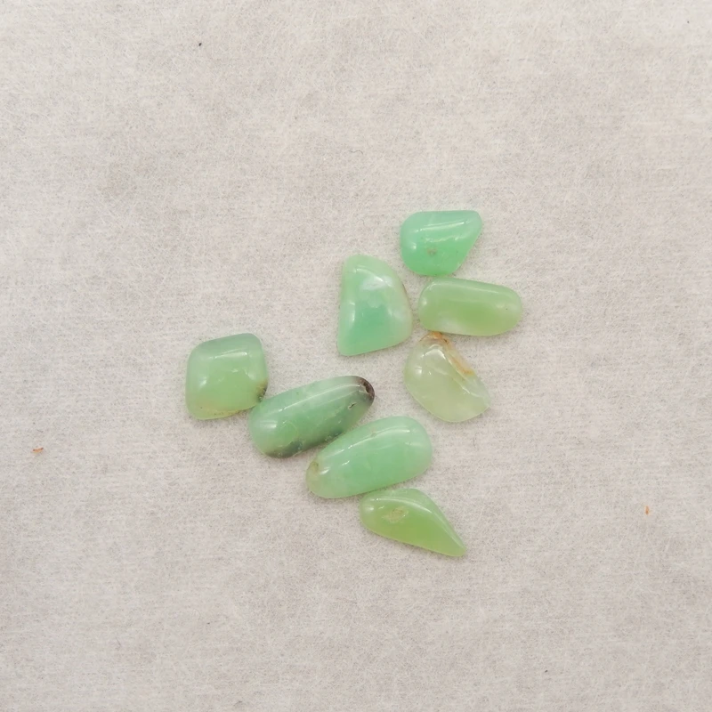 

Набор камней с хризопразом, 8 шт., натуральные мятно-зеленые драгоценные камни для изготовления кустарных ювелирных изделий и исцеления кристаллов