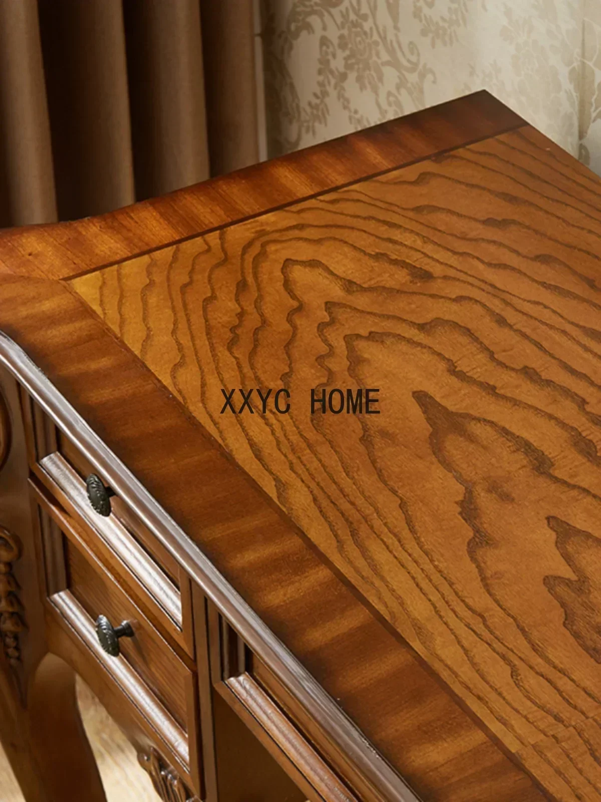 Комод из цельного дерева в американском стиле, многофункциональный столик для спальни, комод для небольшой квартиры