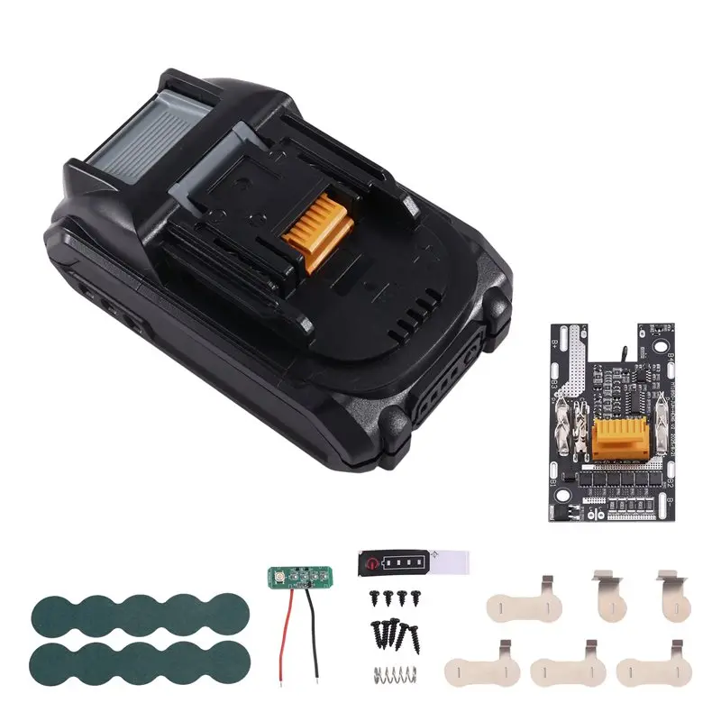 ABUO For Li- Battery Case 5S 5x21700 Charging Protection Circuit Board with Balancing for 21V Power Tools Kit