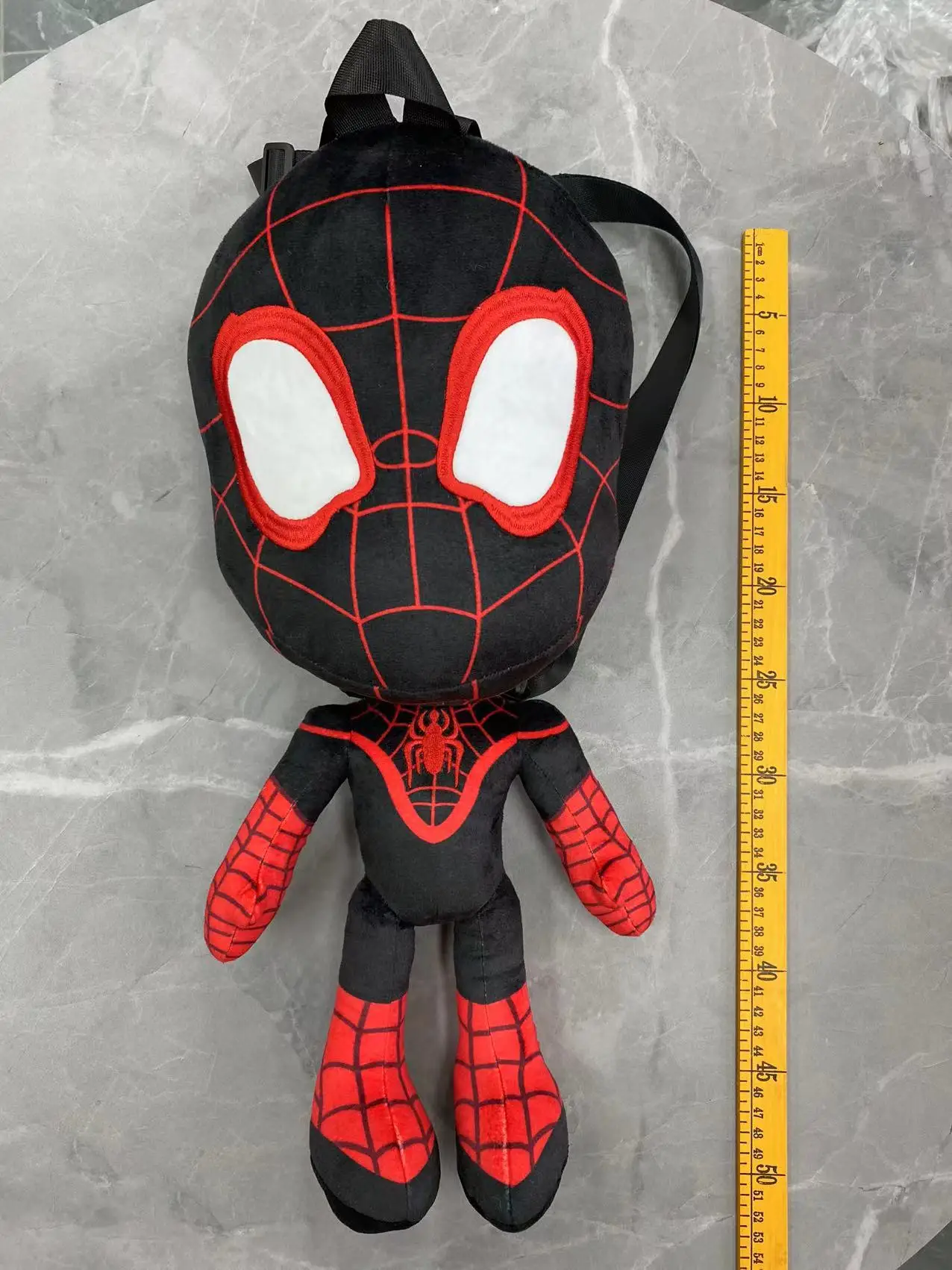 45CM Spiderman Anime Into The Spider Verse Series Knuffels Leuke Zachte Rugzakken Pluche Poppen Tas Cadeau