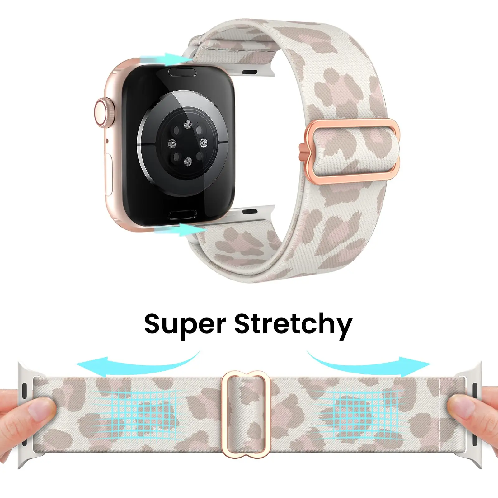 アップルウォッチ用編組ブレスレット,44mmおよび40mm, 45mm, 49mm, 41mm, 38mm, 42mm, iwatchシリーズ7 3, 6, 8, 9ウルトラ2、se、4個