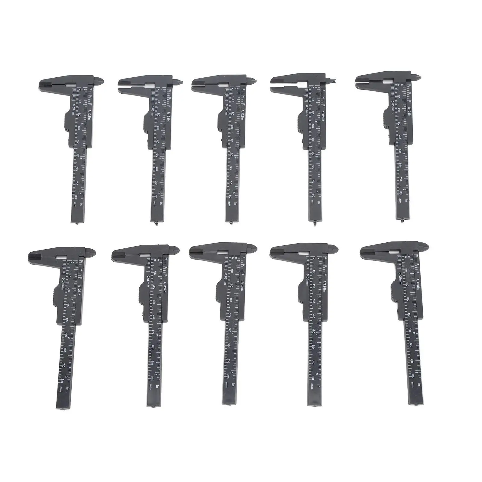 

10 шт. 80 мм одноразовая линейка для татуировки бровей, штангенциркуль для микроблейдинга, инструмент для позиционирования, аксессуары для бровей