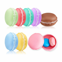 Giant Macaron Storage Case Large Jewelry Storage Box Colorful Candy Jewelry Pill Organizer Macaron Shape Cute Pill Container