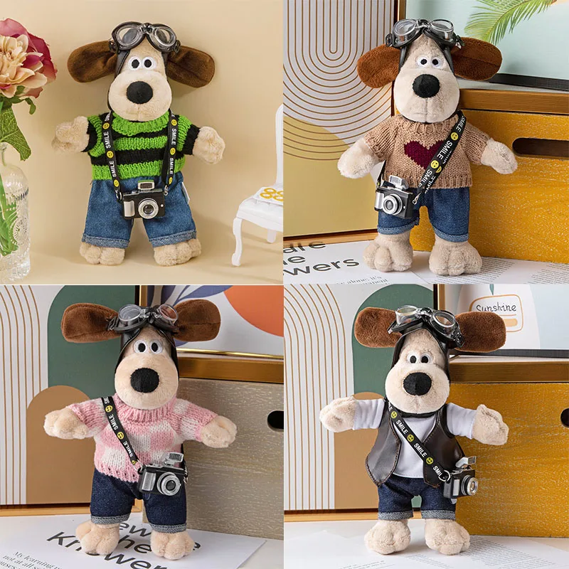 

New Wallace Gromit Cartoon Kawaii Plush Doll Pendants Keychain Automobile Toy Anime Dog Pp Cotton Child Birthday Gift Toy