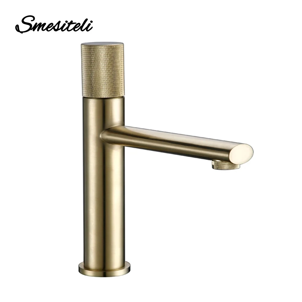 Smesiteli Bathroom Ceramic Core Sink Faucet Never Rust Cold And Hot Bathroom Faucet Single Handle Spray Mixer Basin Tap