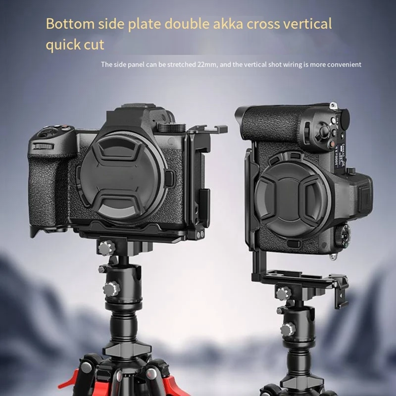 New 1/4 Inch Vertical Shoot Bracket Base Holder Vertical Switching Tripod Quick Release Plate For Nikon Z6III Camera